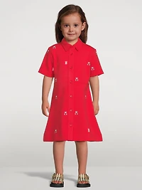 Thomas Bear Cotton-Blend Shirt Dress
