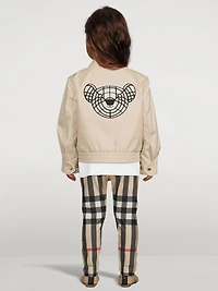 Thomas Bear Appliqué Cotton Jacket