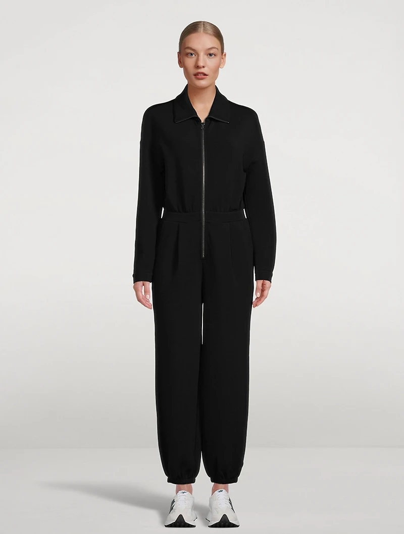 Jessie Double Face Jersey Jumpsuit