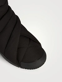 Futon-Hi Crossover Strap Boots