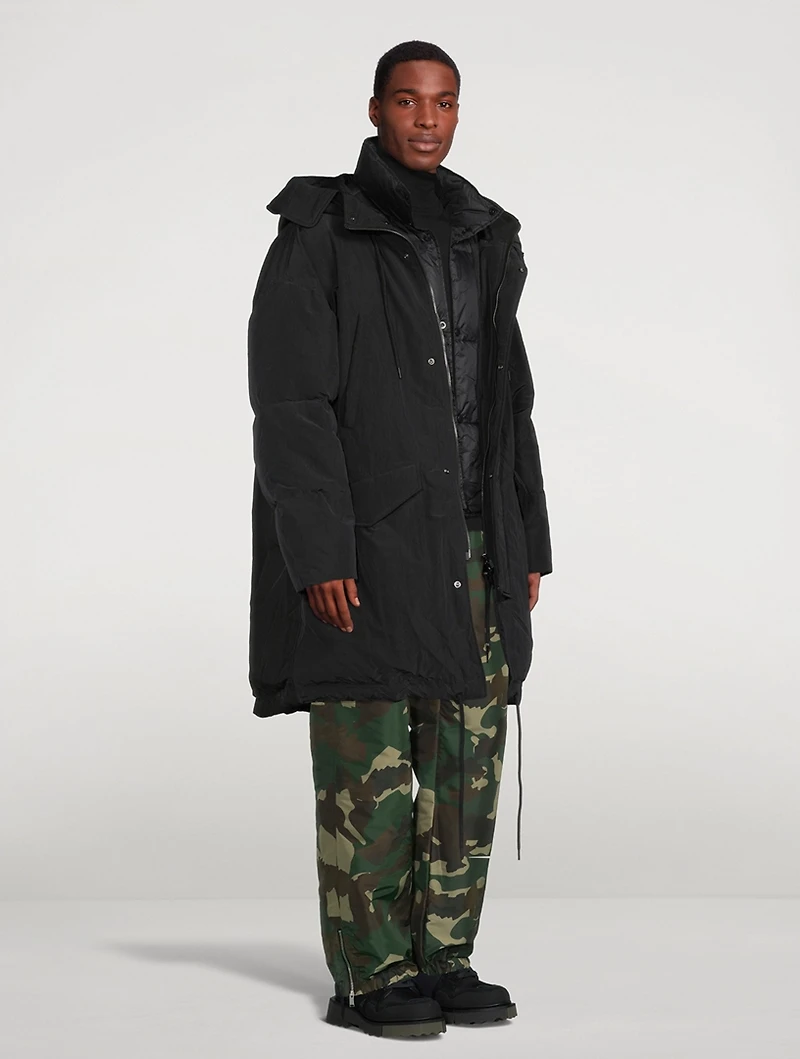 Long Down Puffer Jacket