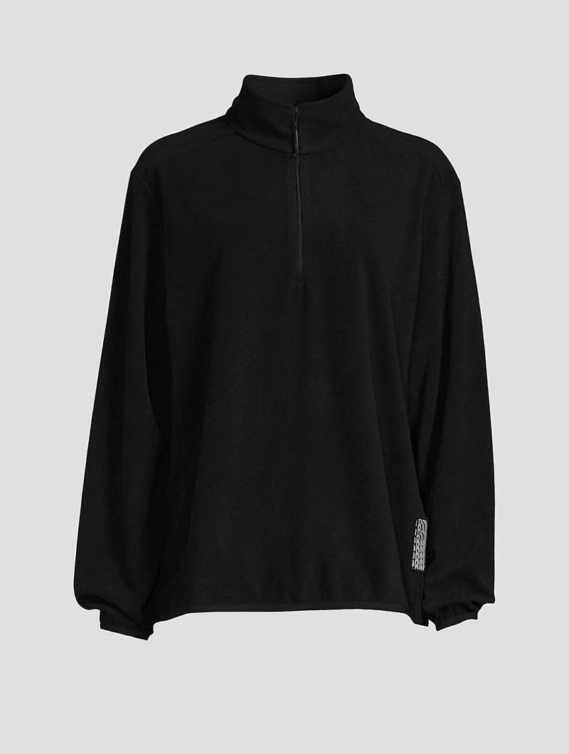 Half-Zip Fleece Sweatshirt