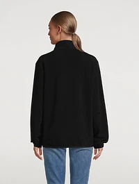 Half-Zip Fleece Sweatshirt