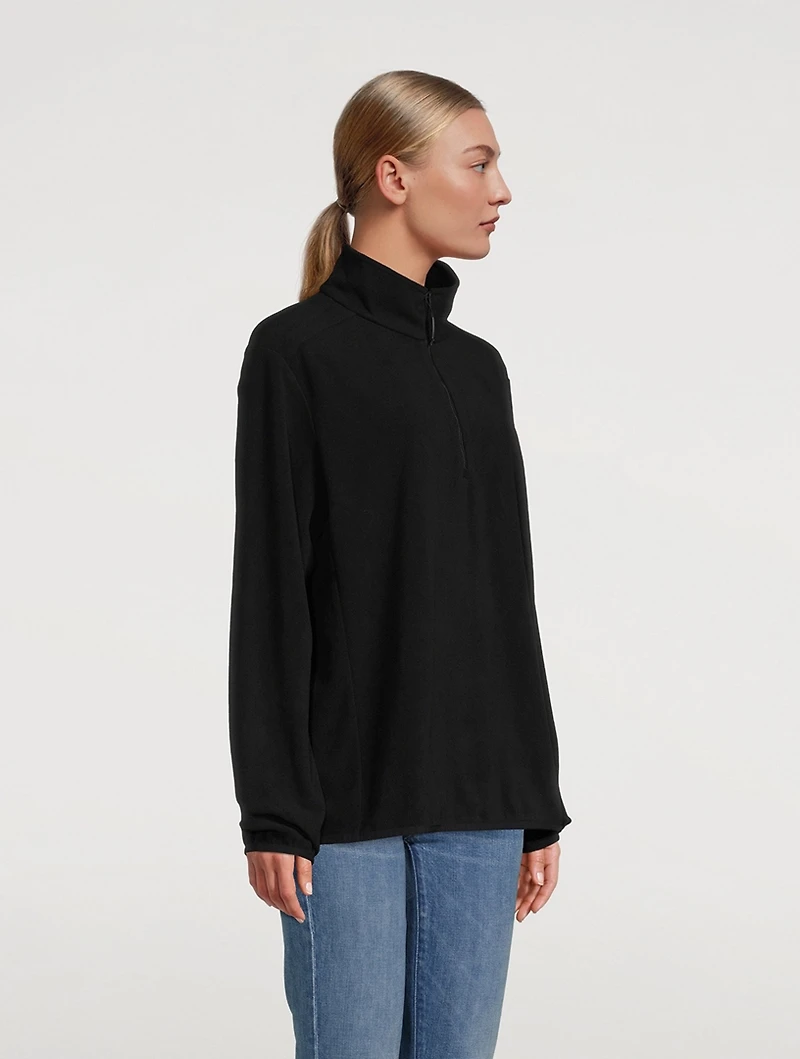 Half-Zip Fleece Sweatshirt