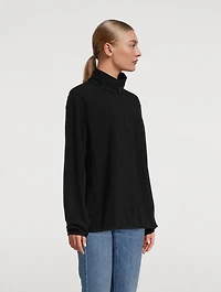 Half-Zip Fleece Sweatshirt