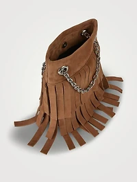 Rhea Suede Fringe Tote Bag