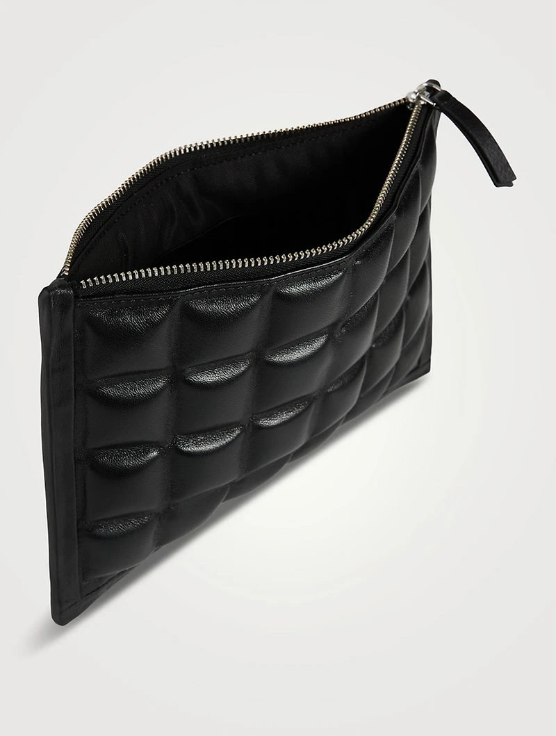 Hailey Quilted Leather Pochette