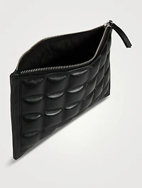 Hailey Quilted Leather Pochette
