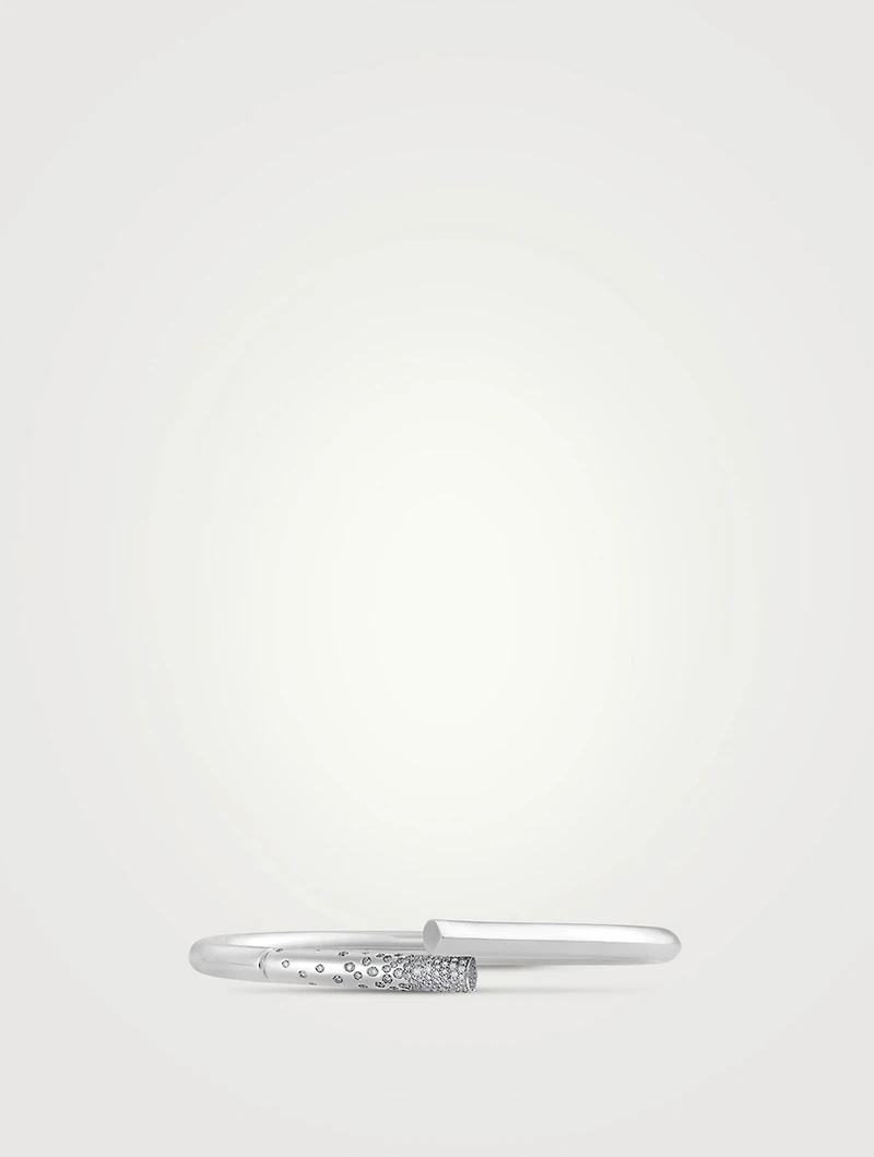 Oera 18K White Gold Bracelet With Diamonds