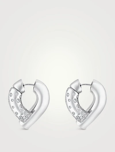 Oera 18K Gold Earrings With Diamonds