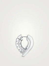 Oera 18K White Gold Earrings With Diamonds