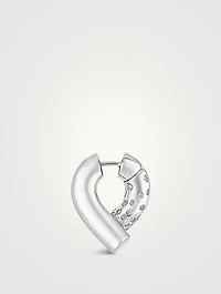 Oera 18K White Gold Earrings With Diamonds