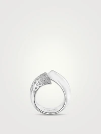 Oera 18K Gold Ring With Diamonds