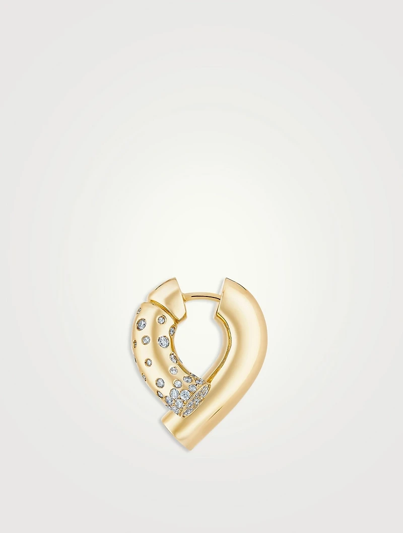 Oera 18K Gold Earrings With Diamonds