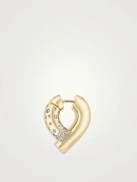 Oera 18K Gold Earrings With Diamonds