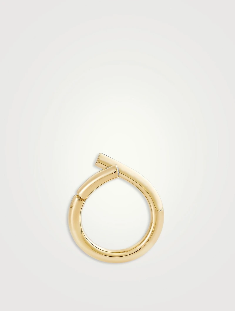 Oera 18K Gold Ring With Diamond