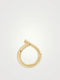 Oera 18K Gold Ring With Diamond