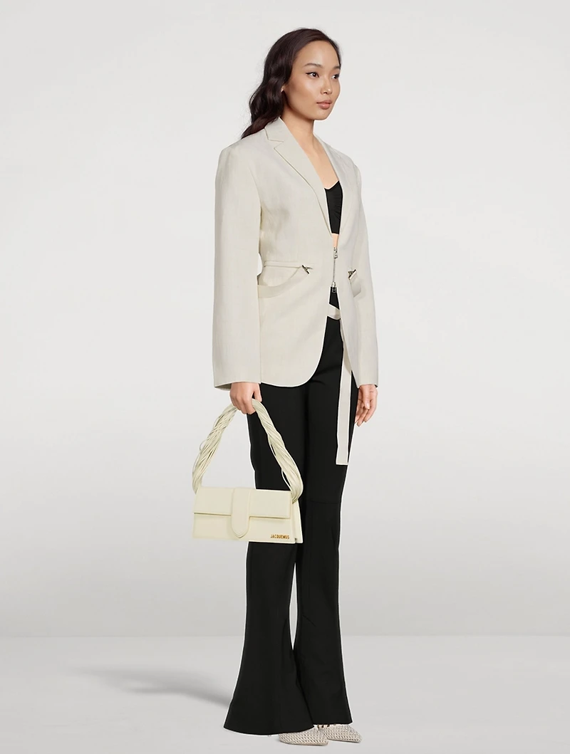Le Bambino Long Ficiu Leather Bag