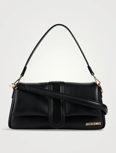Le Bambimou Padded Leather Shoulder Bag