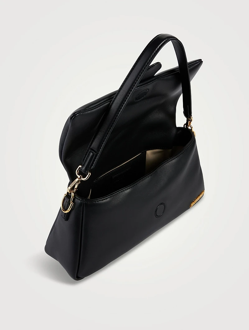 Le Bambimou Padded Leather Shoulder Bag
