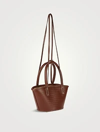 Le Petit Panier Soli Leather Basket Bag