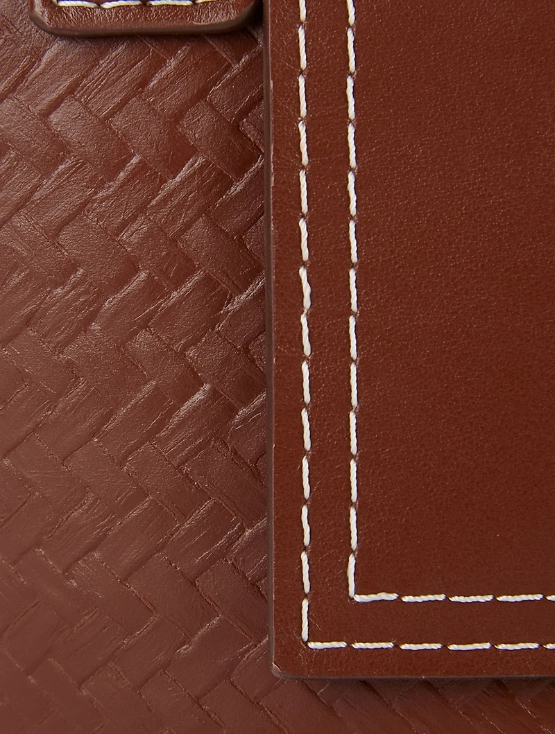 Le Petit Panier Soli Leather Basket Bag