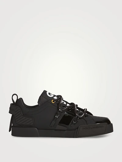 Portofino Leather Sneakers With Patent