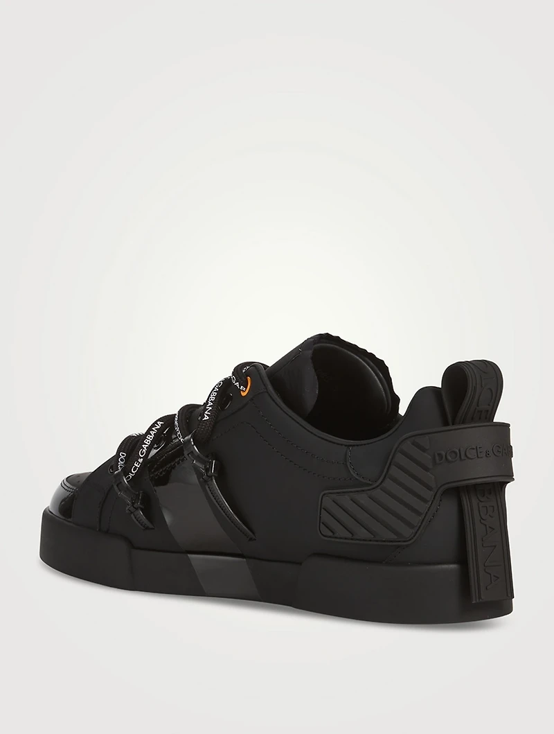 Portofino Leather Sneakers With Patent