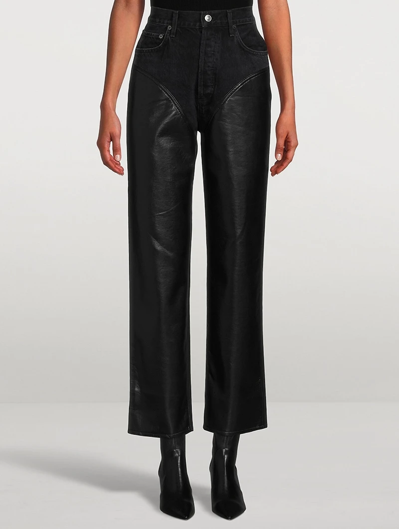 Harley Recycled Leather Jeans