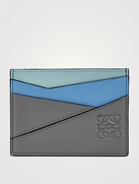 Puzzle Leather Card Case