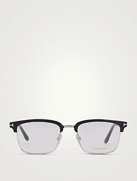 Square Optical Glasses With Blue Block Lenses