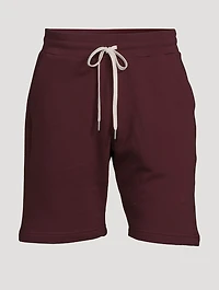 Crimson Cotton Shorts