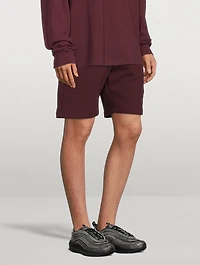 Crimson Cotton Shorts
