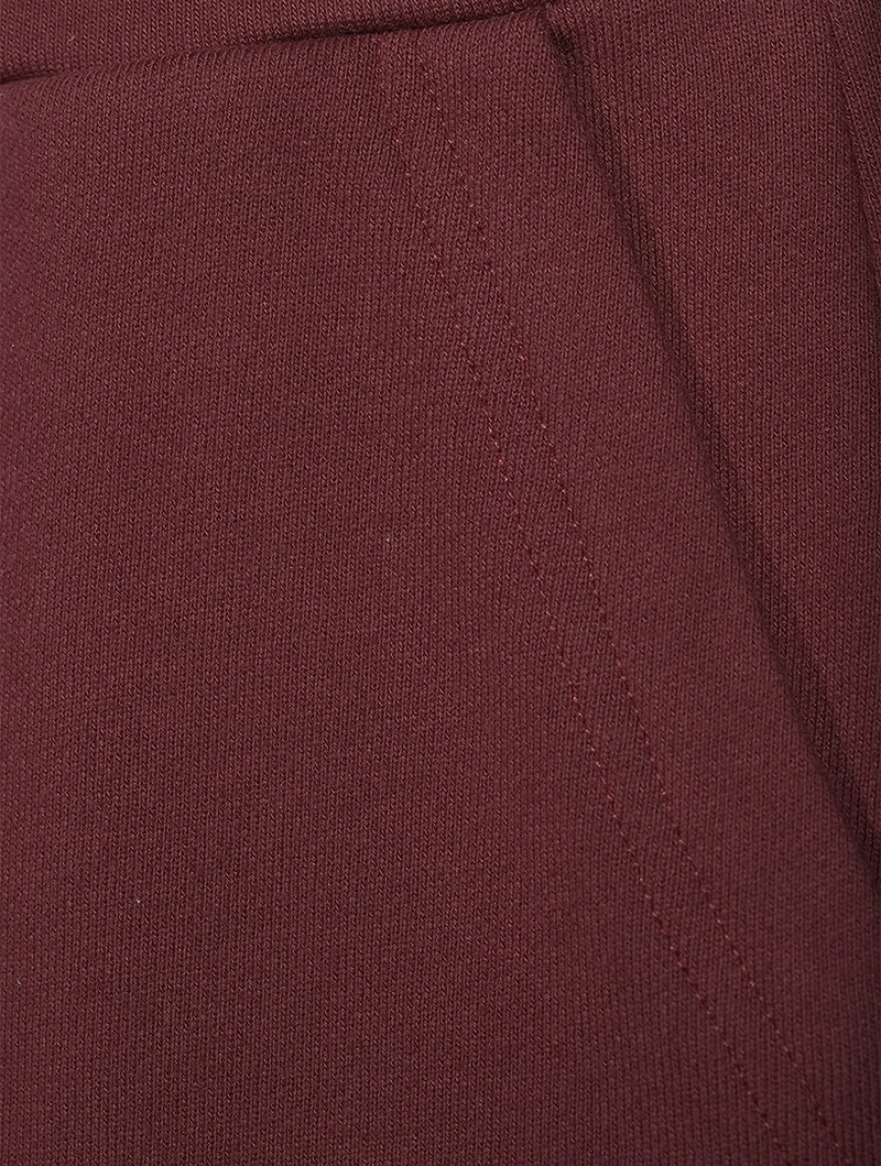 Crimson Cotton Shorts