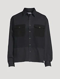 Paneled Military Hemi Shirt