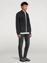 Paneled Military Hemi Shirt