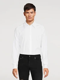 Cotton Shirt With Monogram