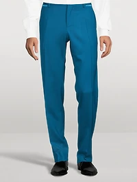Stretch Wool Tuxedo Trousers