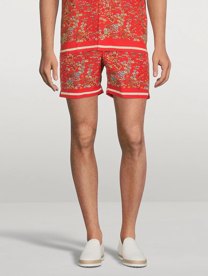 Bulldog Solo Fantasy Mid-Length Swim Shorts