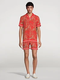 Bulldog Solo Fantasy Mid-Length Swim Shorts