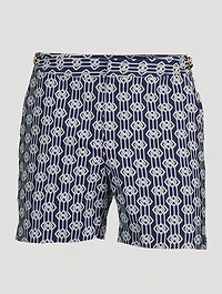 Bulldog X Jacquard Waypoint Mid-Length Swim Shorts
