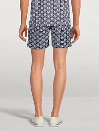 Bulldog X Jacquard Waypoint Mid-Length Swim Shorts