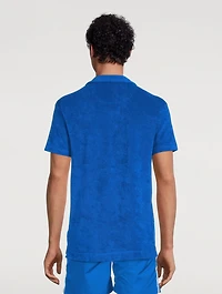 Terry Towelling Tailored Polo Shirt