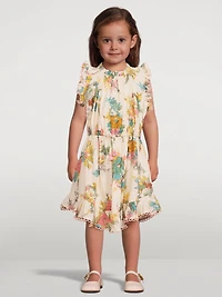 Clover Flip Dress Honey Peony Floral Print