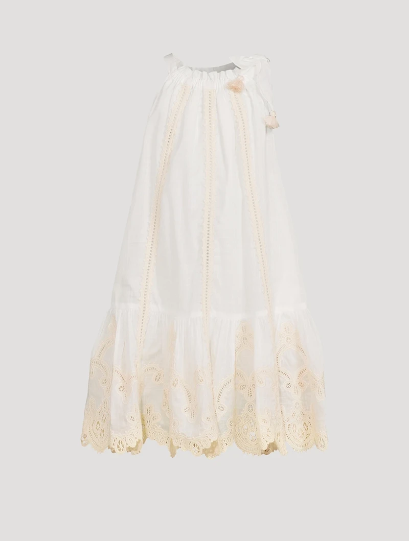 Clover Embroidered Dress