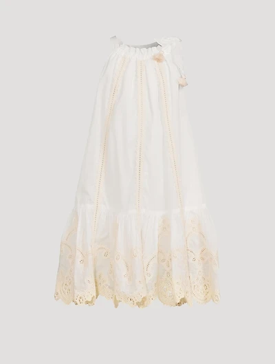 Clover Embroidered Dress