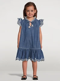 Tiggy Scallop Denim Dress