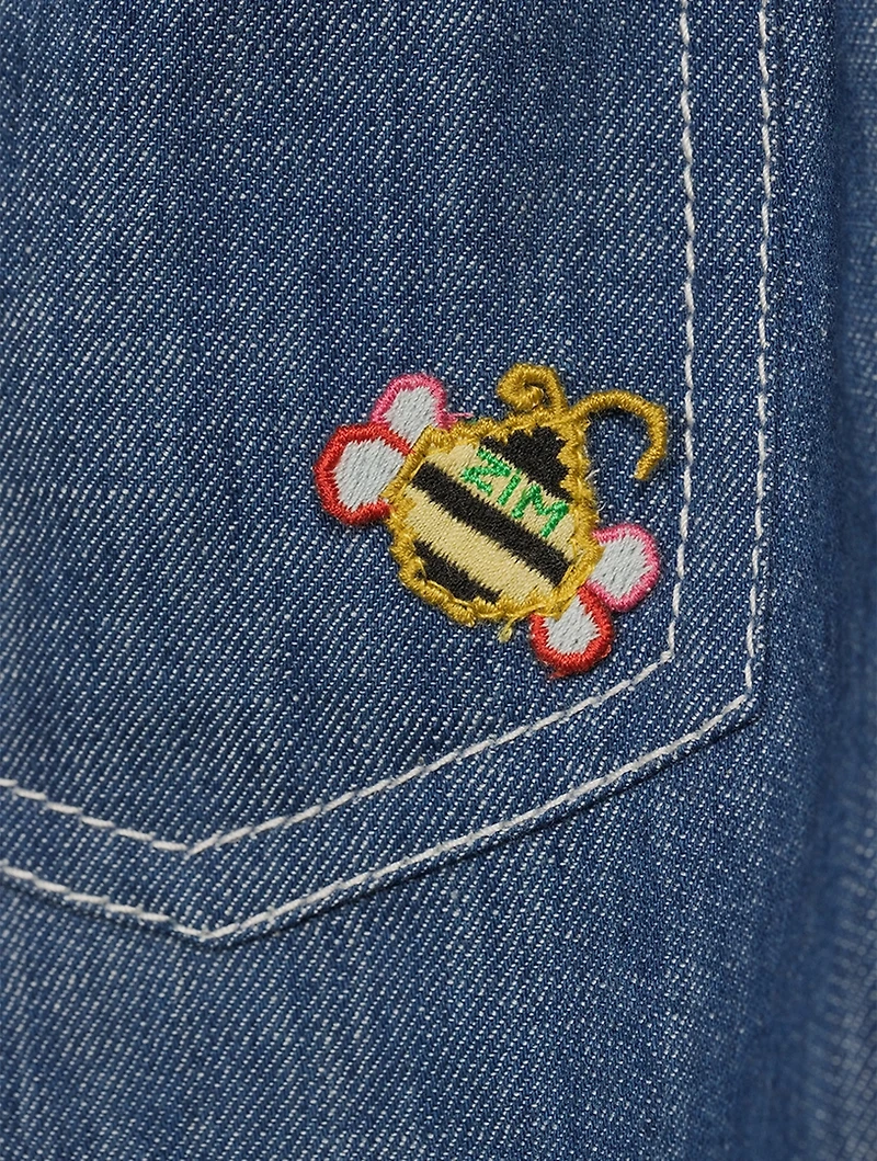 Tiggy Scallop Denim Shorts