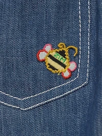 Tiggy Scallop Denim Shorts