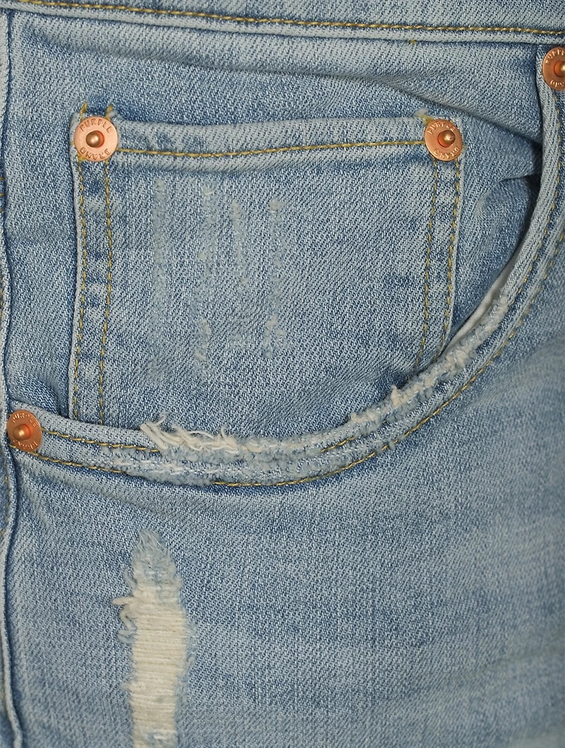 Mid-Rise Slim Jeans